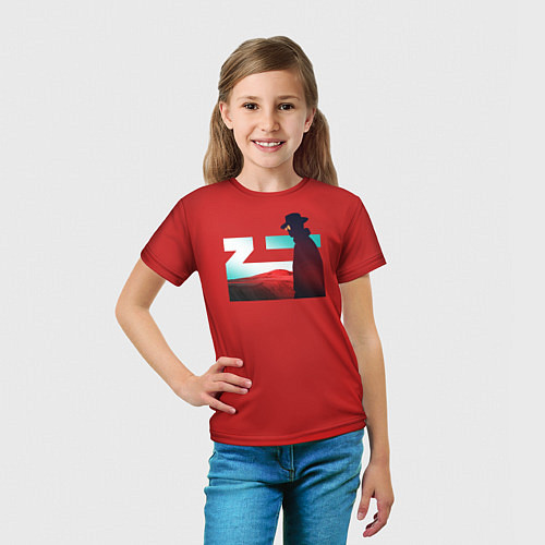 Детская футболка ZHU: Red Desert / 3D-принт – фото 5
