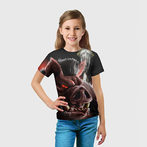 Детская футболка Duke Nukem Pig / 3D-принт – фото 5