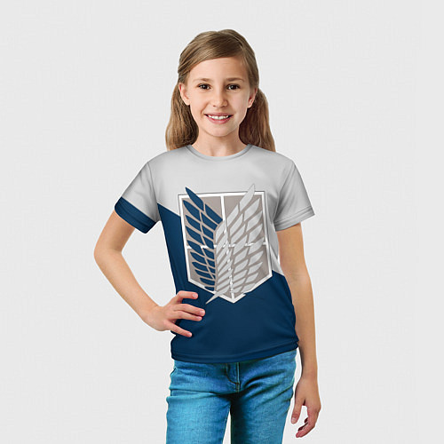 Детская футболка Крылья Свободы / 3D-принт – фото 5