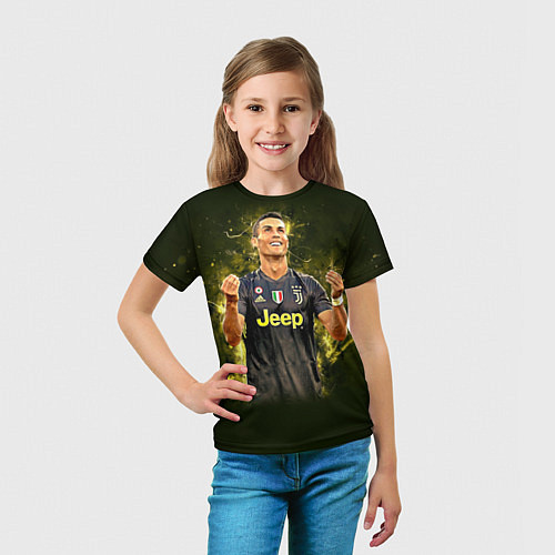 Детская футболка Ronaldo: Juve Sport / 3D-принт – фото 5