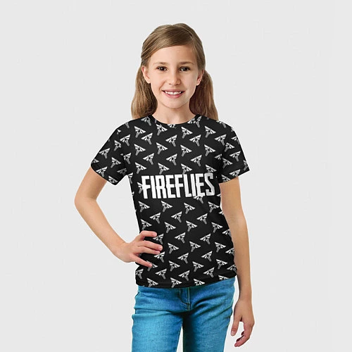 Детская футболка Fireflies / 3D-принт – фото 5