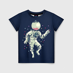 Футболка детская Космонавт и конфеты, цвет: 3D-принт