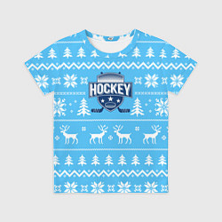 Футболка детская Hockey League, цвет: 3D-принт