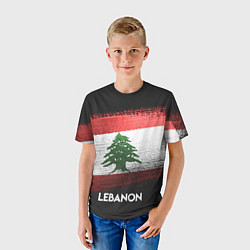 Футболка детская Lebanon Style, цвет: 3D-принт — фото 2