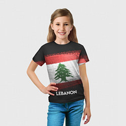 Футболка детская Lebanon Style, цвет: 3D-принт — фото 2