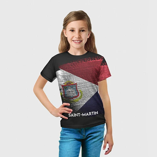 Детская футболка Saint Martin Style / 3D-принт – фото 5