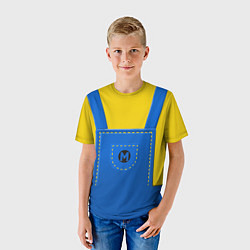 Футболка детская Комбенизон желтуша, цвет: 3D-принт — фото 2