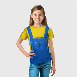 Футболка детская Комбенизон желтуша, цвет: 3D-принт — фото 2