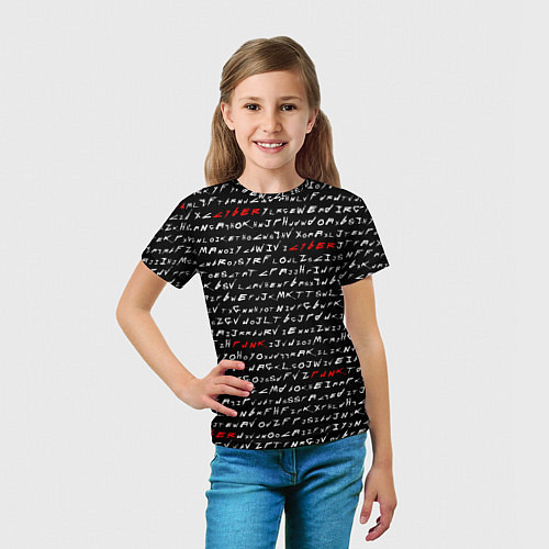 Детская футболка Cyberpunk 2077: Words / 3D-принт – фото 5