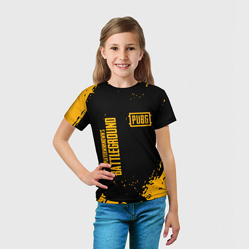Детская футболка PUBG: Black Fashion / 3D-принт – фото 5