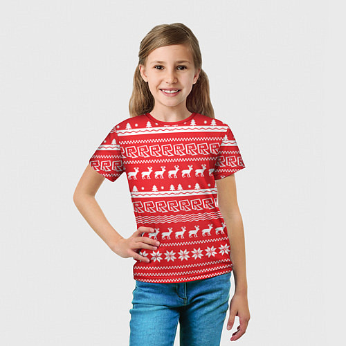 Детская футболка Roblox: NY Pattern / 3D-принт – фото 5