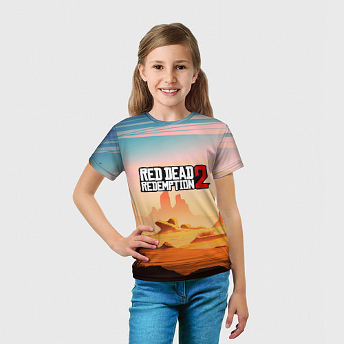 Детская футболка RDR 2: Wild West / 3D-принт – фото 5