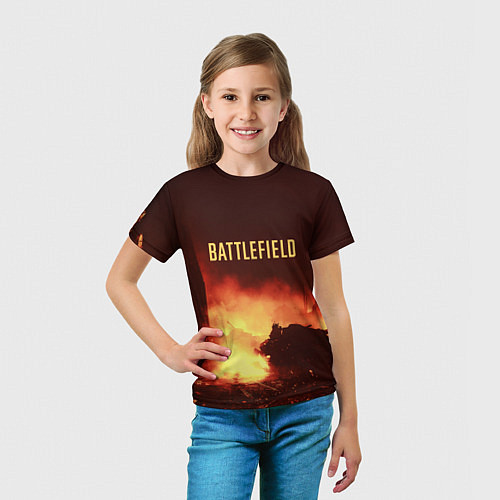 Детская футболка Battlefield War / 3D-принт – фото 5