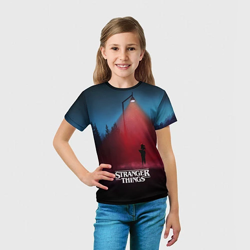 Детская футболка Stranger Things: Red Lantern / 3D-принт – фото 5