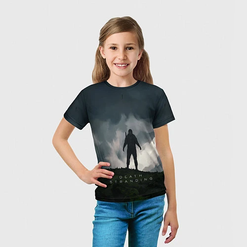 Детская футболка Death Stranding: One Soldier / 3D-принт – фото 5