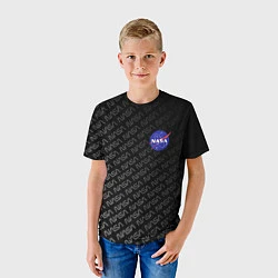 Футболка детская NASA: Dark Space, цвет: 3D-принт — фото 2