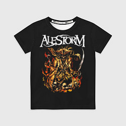 Футболка детская Alestorm: Flame Warrior, цвет: 3D-принт
