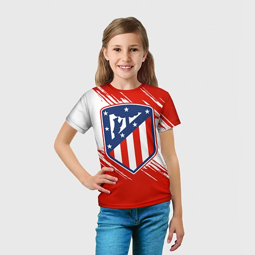 Детская футболка ФК Атлетико Мадрид / 3D-принт – фото 5