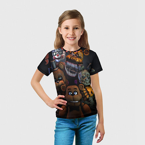 Детская футболка Five Nights at Freddy's / 3D-принт – фото 5