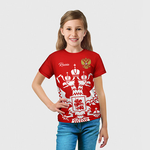 Детская футболка Red Russia / 3D-принт – фото 5