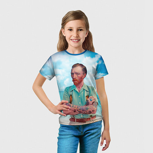 Детская футболка Ван Гог 21 века / 3D-принт – фото 5