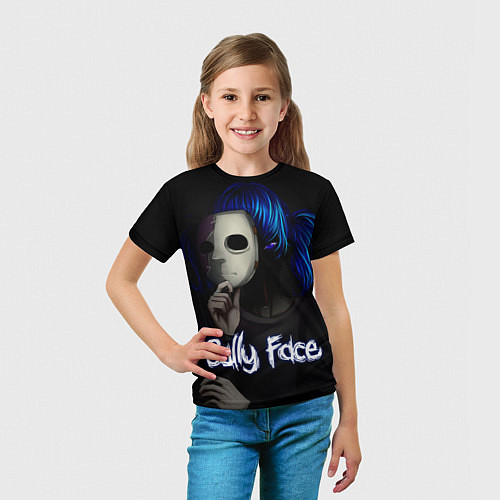 Детская футболка Sally Face: Dark Mask / 3D-принт – фото 5