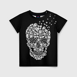 Футболка детская Diamond Skull, цвет: 3D-принт