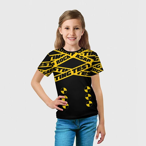 Детская футболка ASAP Rocky Testing / 3D-принт – фото 5