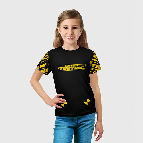 Детская футболка ASAP Rocky Testing / 3D-принт – фото 5