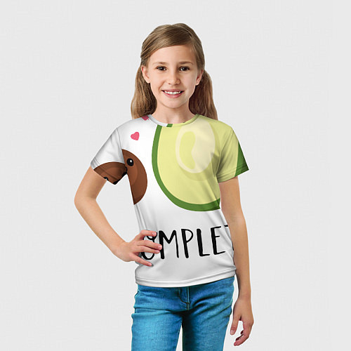 Детская футболка You Complete Me! / 3D-принт – фото 5