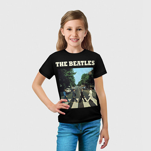 Детская футболка The Beatles: Abbey Road / 3D-принт – фото 5