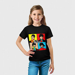Футболка детская The Beatles: Pop Art, цвет: 3D-принт — фото 2