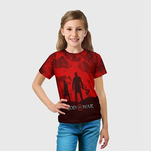 Детская футболка God of War: Blood Day / 3D-принт – фото 5