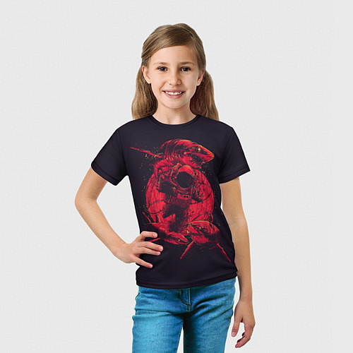 Детская футболка Dead Spaсe: Red Style / 3D-принт – фото 5