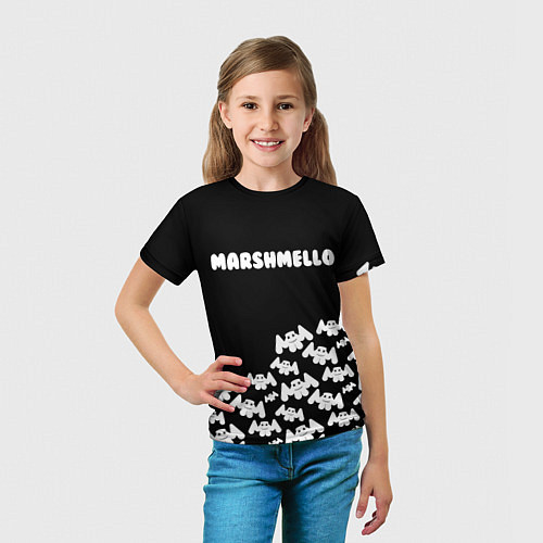 Детская футболка Marshmello: Dark Side / 3D-принт – фото 5