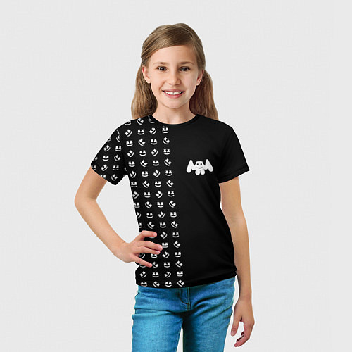 Детская футболка Marshmello: Dark Style / 3D-принт – фото 5