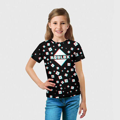 Детская футболка Roblox Glitch / 3D-принт – фото 5