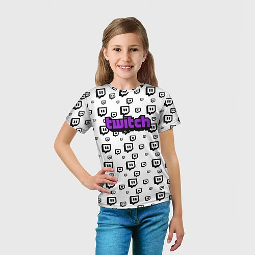 Детская футболка Twitch Online / 3D-принт – фото 5