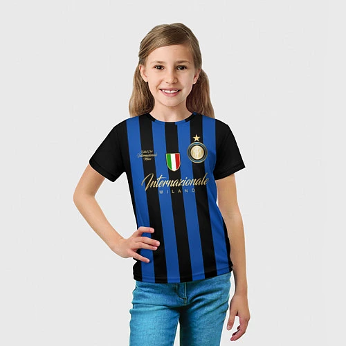 Детская футболка Internazionale Milano / 3D-принт – фото 5