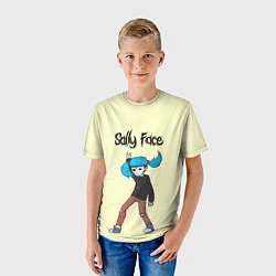 Футболка детская Sally Face: Rock You, цвет: 3D-принт — фото 2