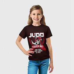 Футболка детская Judo: Touch Me, цвет: 3D-принт — фото 2
