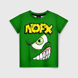 Футболка детская NOFX Face, цвет: 3D-принт