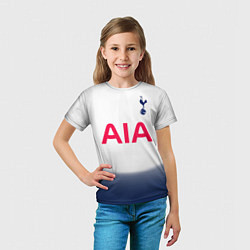 Футболка детская FC Tottenham: Dele Alli Home 18-19, цвет: 3D-принт — фото 2
