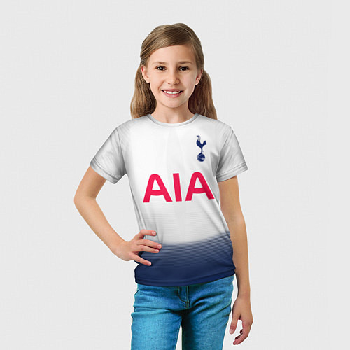 Детская футболка FC Tottenham: Dele Alli Home 18-19 / 3D-принт – фото 5