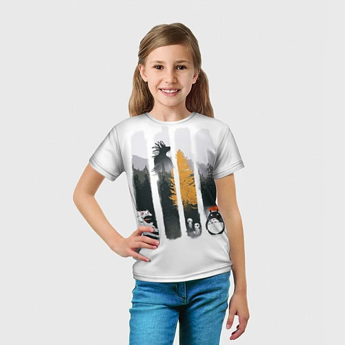 Детская футболка Хранители Леса / 3D-принт – фото 5