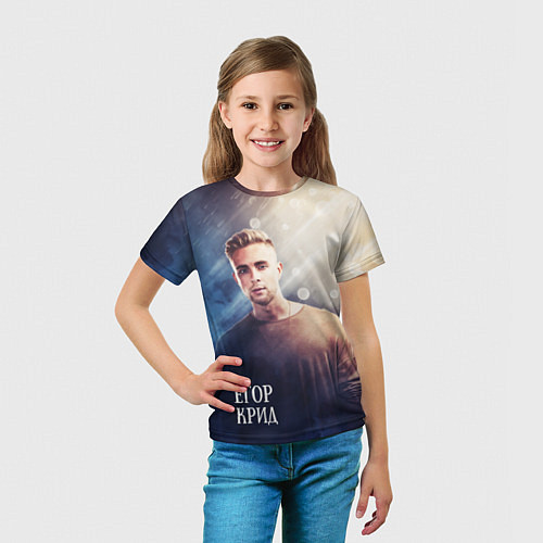Детская футболка Егор Крид: Слеза / 3D-принт – фото 5