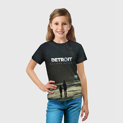 Детская футболка Detroit: Become Human / 3D-принт – фото 5