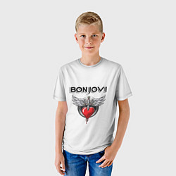 Футболка детская Bon Jovi, цвет: 3D-принт — фото 2