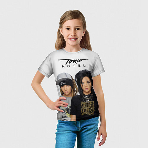 Детская футболка Tokio Hotel - poster / 3D-принт – фото 5