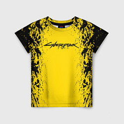 Футболка детская Cyberpunk 2077 Samurai logo, цвет: 3D-принт